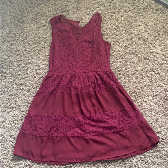 Red lace alterd state dress - Picture 1 of 2